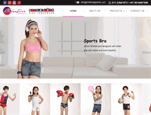 Tablet Screenshot of misfireapparels.com